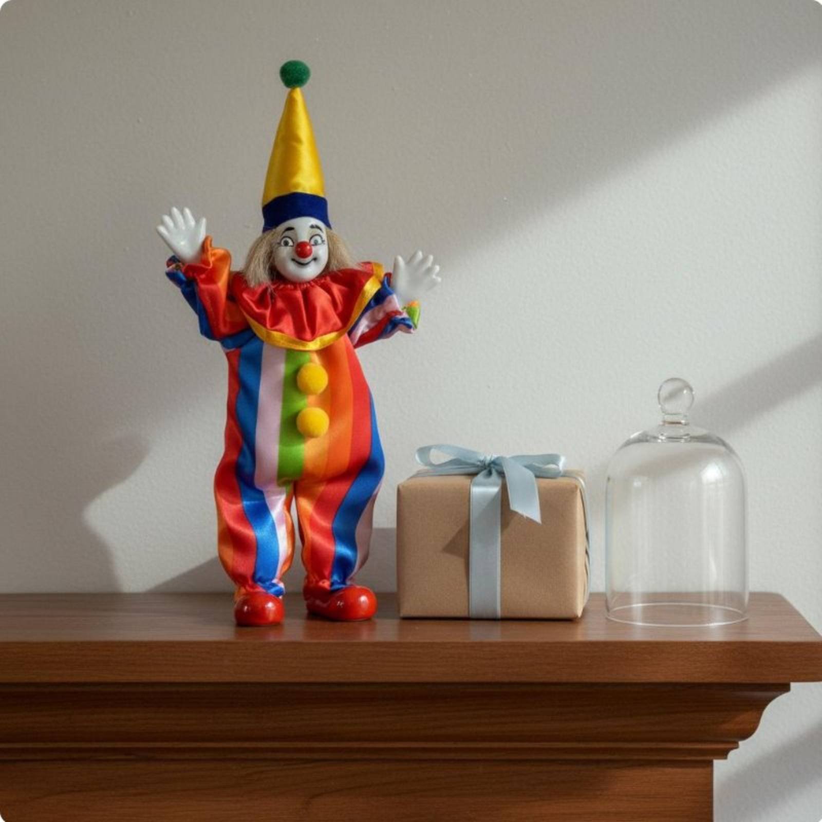 Vintage Collectibles & More Llc Photos - Poupée Clown Vintage en Porcelaine –
