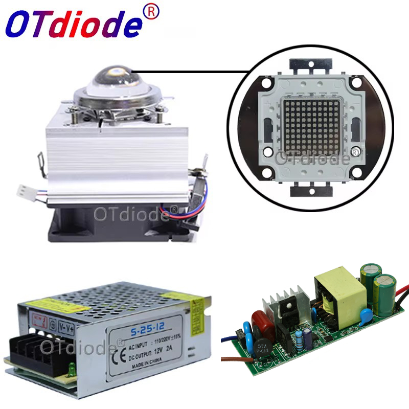Darkroom Enlarger Lens - Lampe LED COB UV 100W 395-400nm