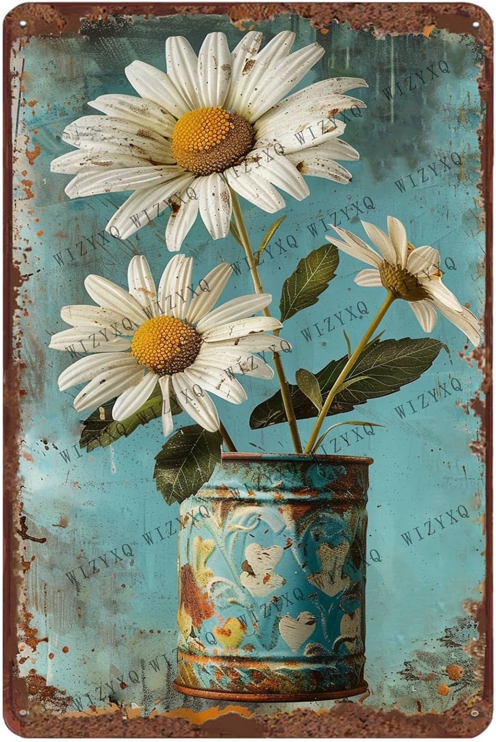 Vintage Collectible Signs - Panneaux métalliques décoratifs vintage en forme