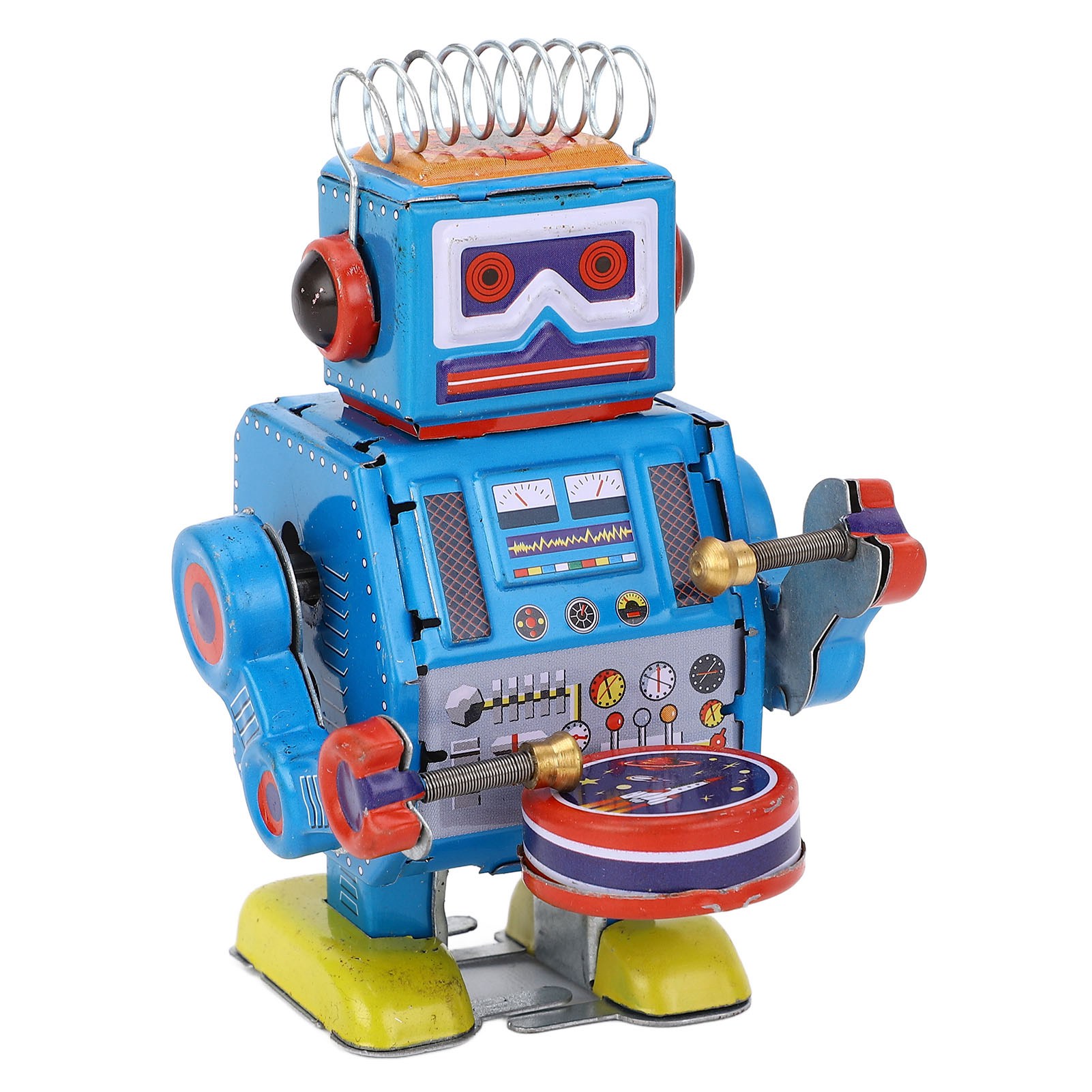 Vintage Toys Collection - Robot en métal vintage à tambour