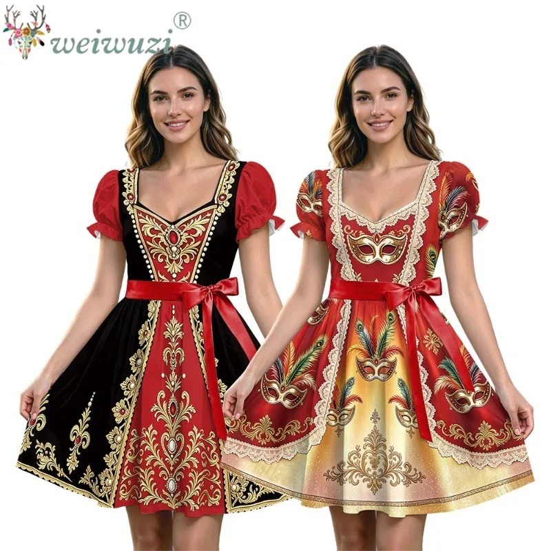 Robe de carnaval vintage pour  - Vintage Necklace avis et prix