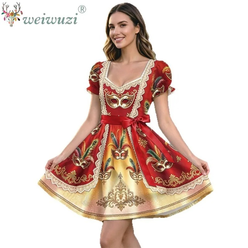 Robe de carnaval vintage pour  - Vintage Necklace avis et prix