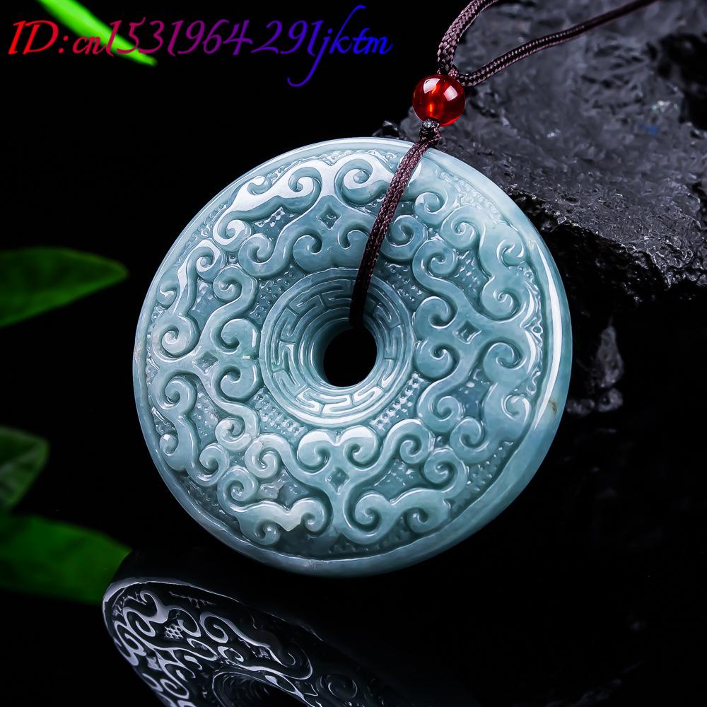 Collier pendentif fleur en jad - Vintage Necklace avis et prix