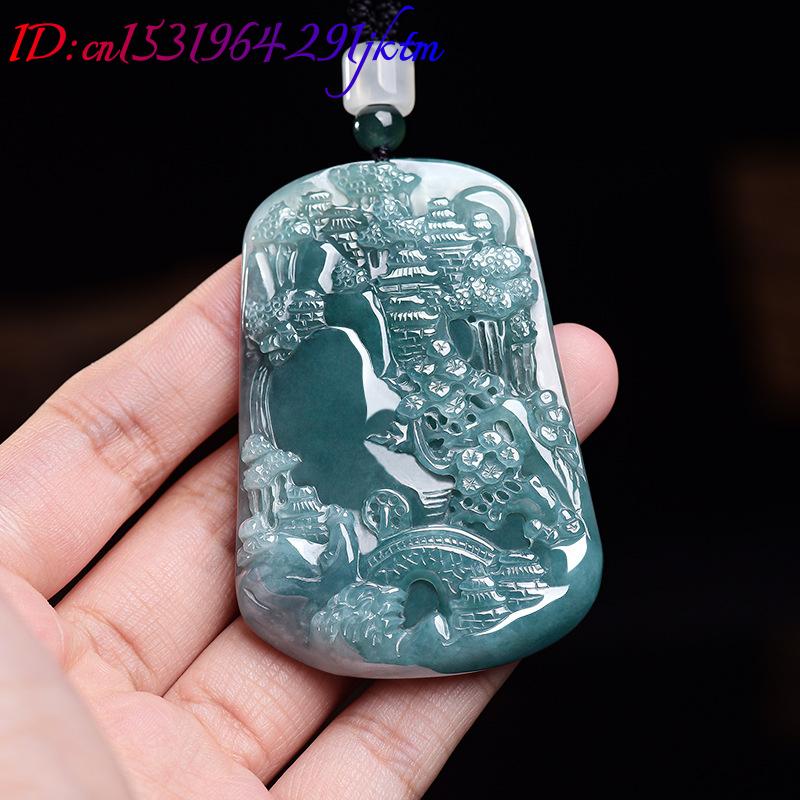 Collier pendentif paysage en j - Vintage Necklace avis et prix