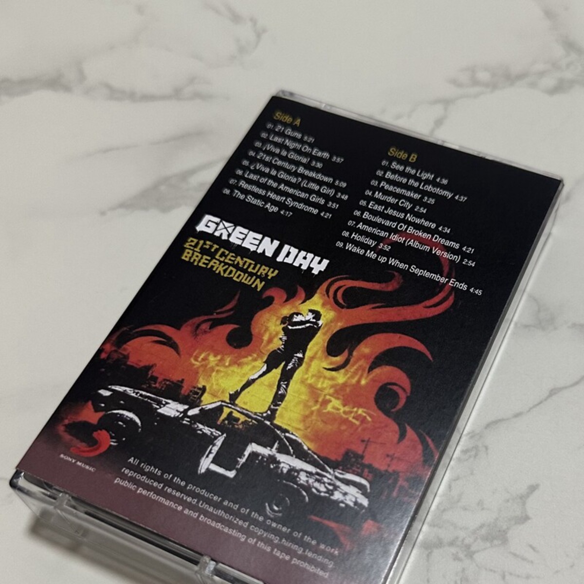 Cassette Green Day 21st Centur - Vintage Collectibles & More Llc Photos avis et prix