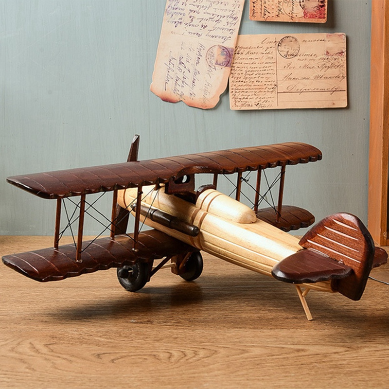 Modèle d'avion en bois artisan - Collectible Vintage Photos avis et prix
