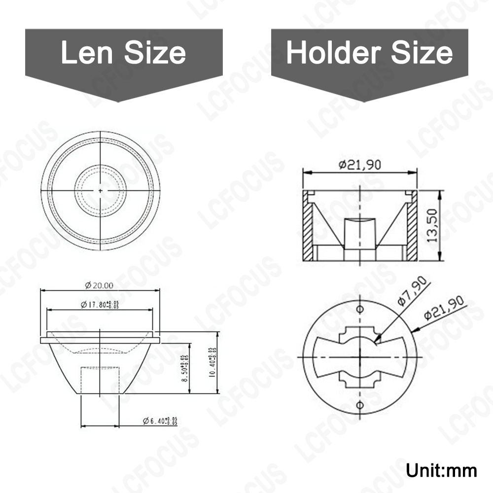 Lentille LED 1W 3W 5W, 10 pièc - Darkroom Enlarger Lens avis et prix