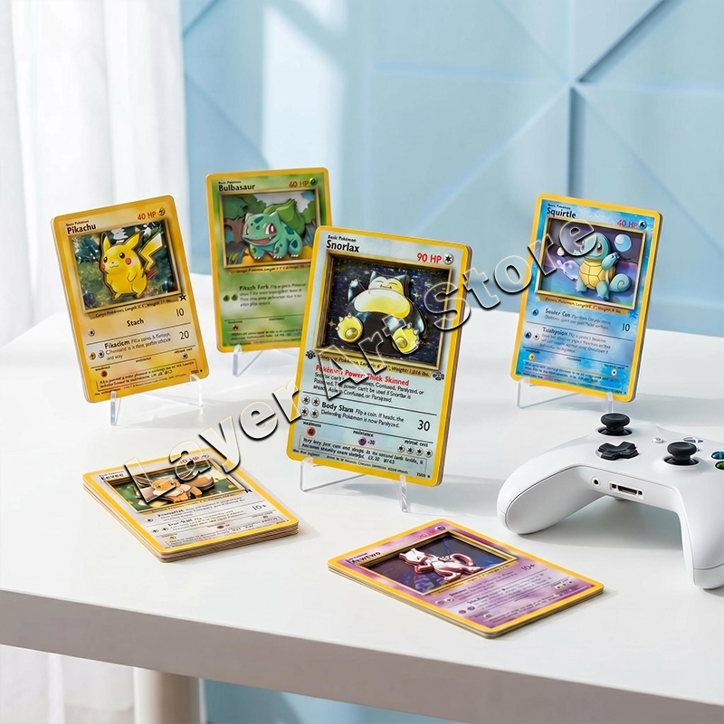 Carte Pokemon 3D superposée, V - Vintage Pokemon Collectible avis et prix
