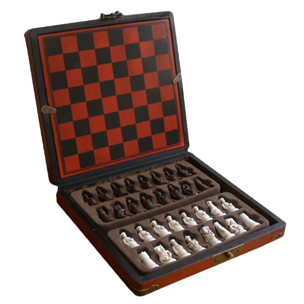 Jeu d'échecs chinois en bois,  - Vintage Collection Playset avis et prix