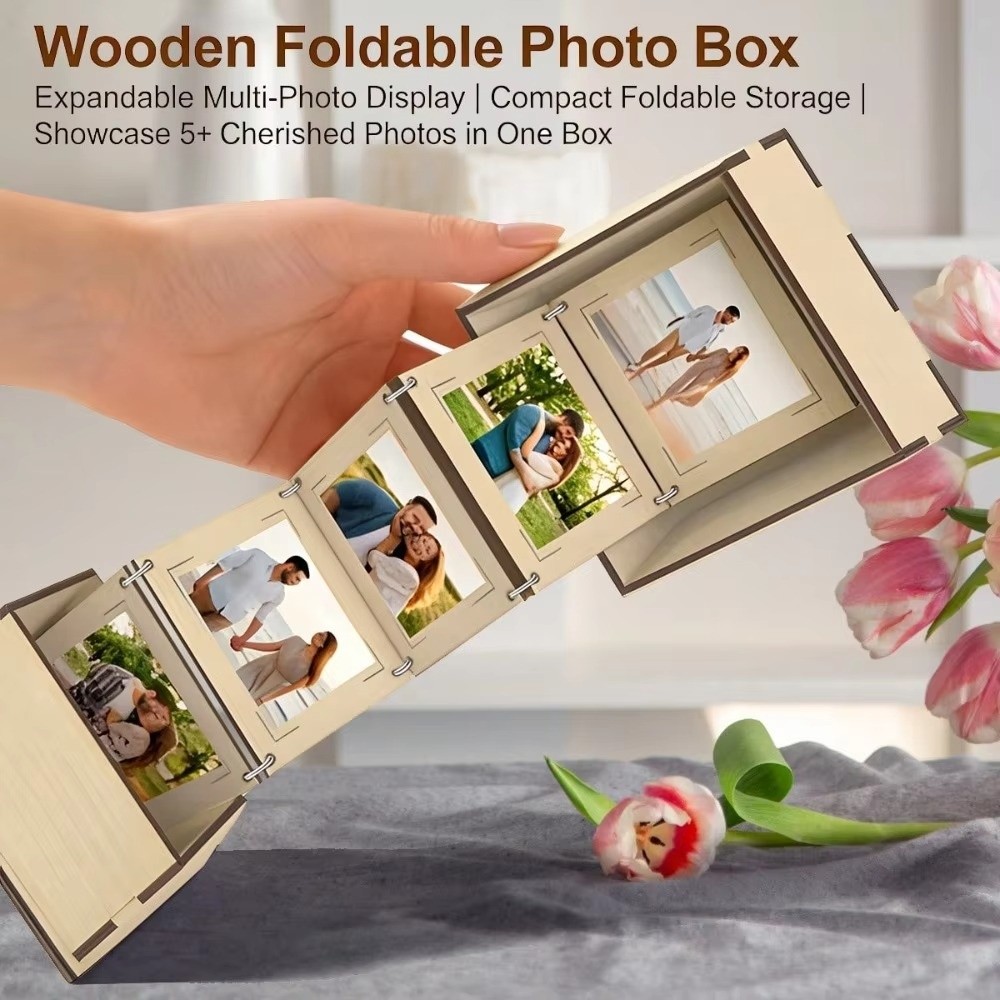 Boîte de rangement photo en bo - Collectible Vintage Photos avis et prix