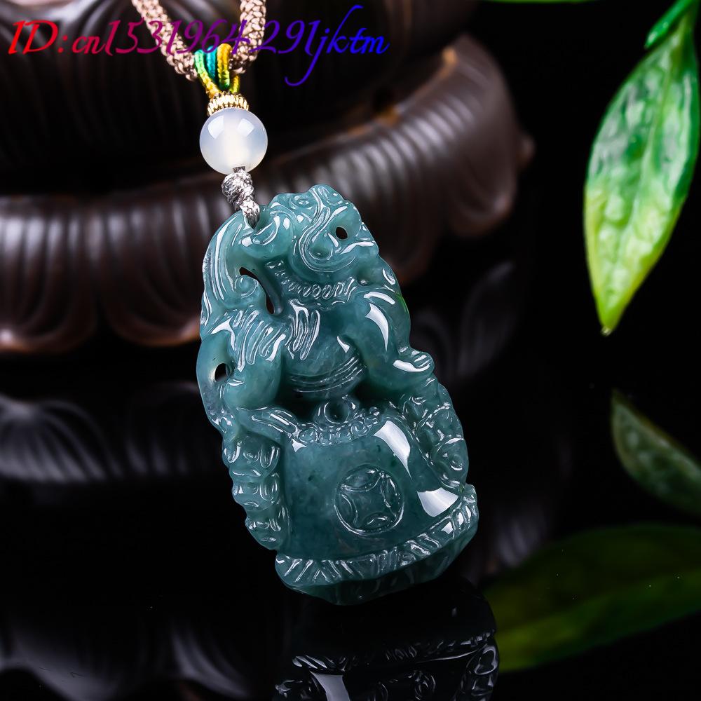 Pendentif Pixiu en jadéite bir - Vintage Necklace avis et prix
