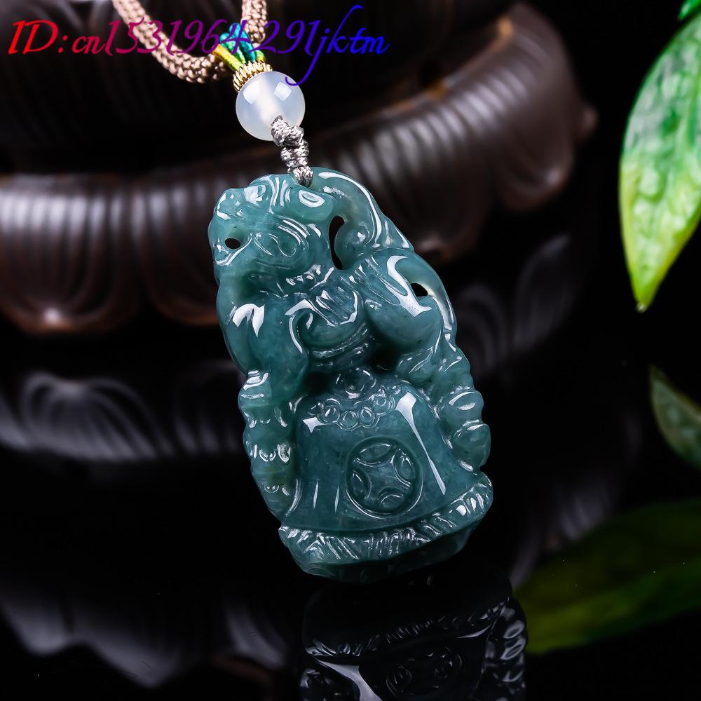 Pendentif Pixiu en jadéite bir - Vintage Necklace avis et prix