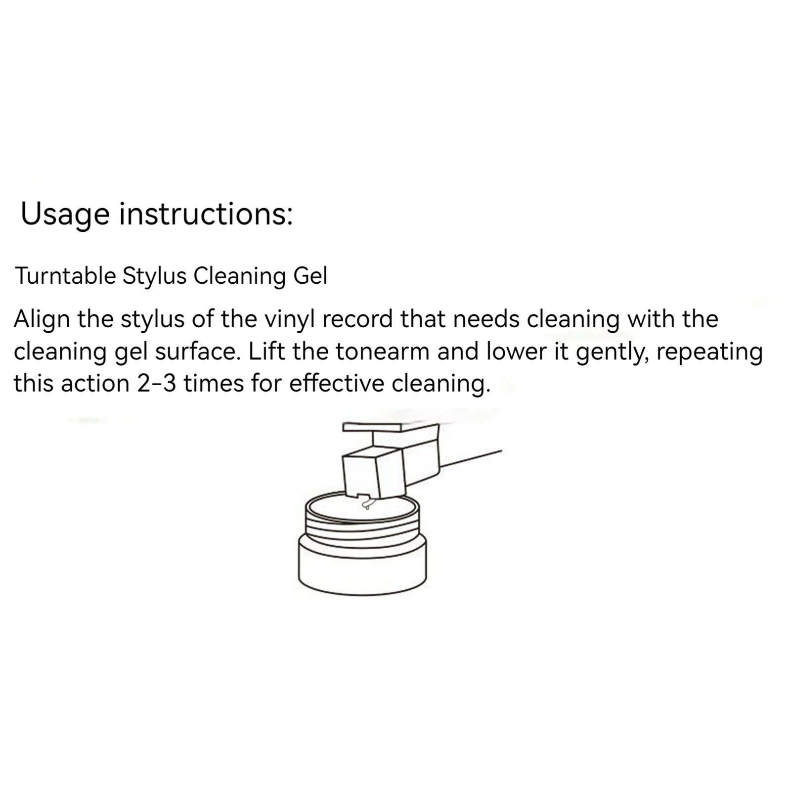 Colle de nettoyage pour stylet - Vinyl Record Cleaner avis et prix