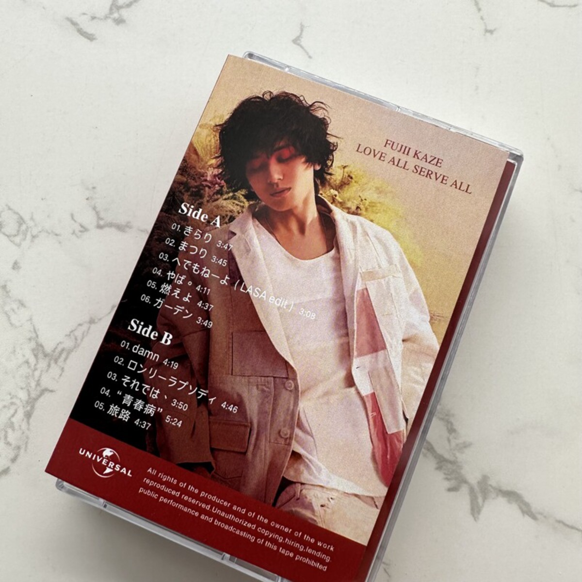 Fujii Kaze LOVE ALL SERVE ALL  - Vintage Collectibles & More Llc Photos avis et prix