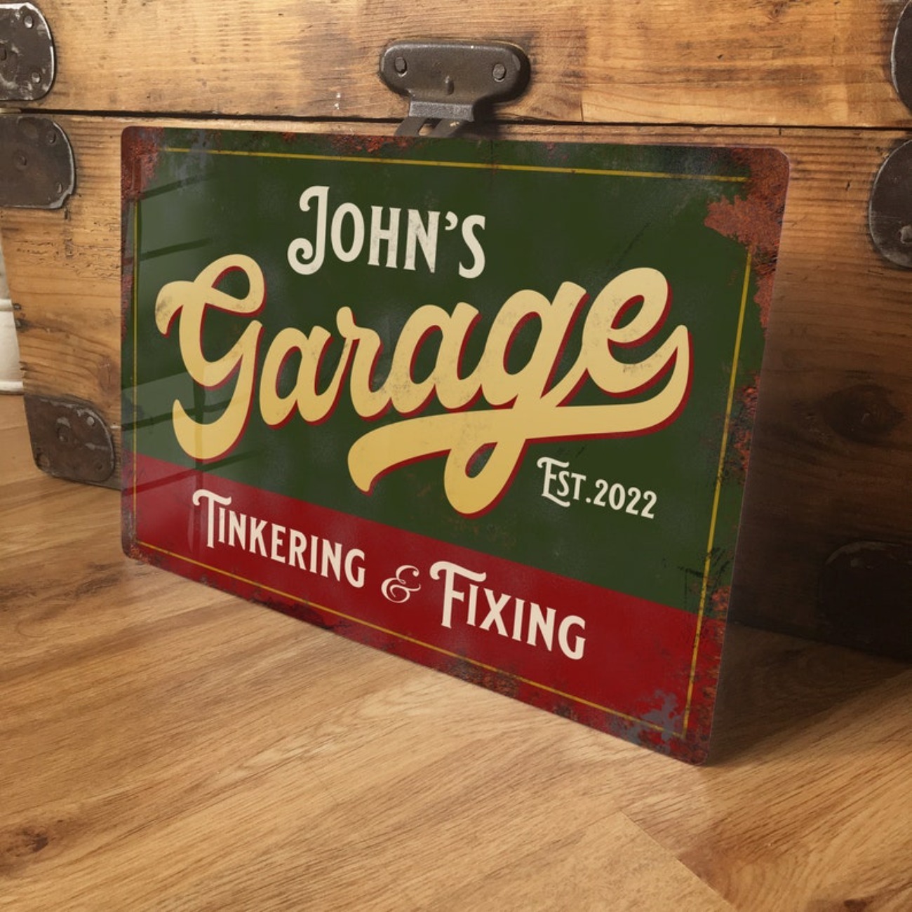 Panneau métallique de garage p - Vintage Collectible Signs avis et prix