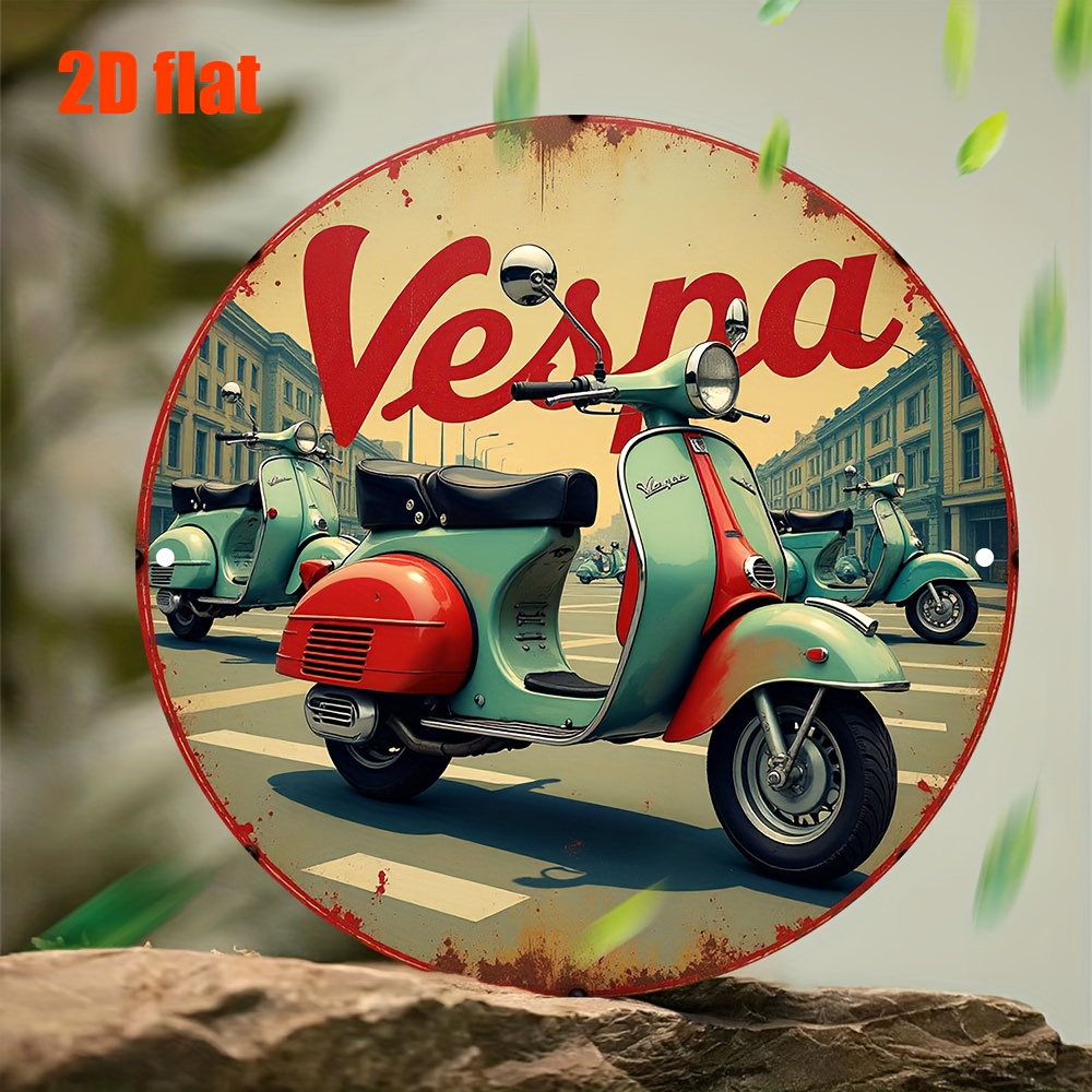 Art mural en métal pour scoote - Vintage Collectible Signs avis et prix