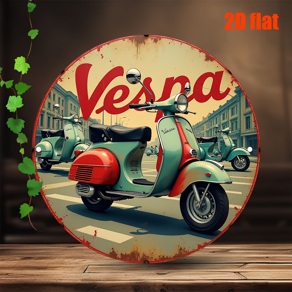 Art mural en métal pour scoote - Vintage Collectible Signs avis et prix
