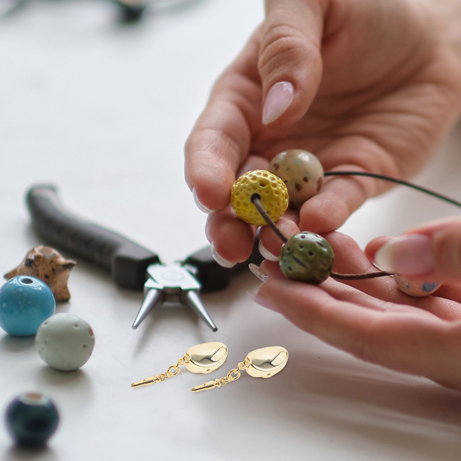 5 pièces de fermoirs à pressio - Vintage Necklace avis et prix