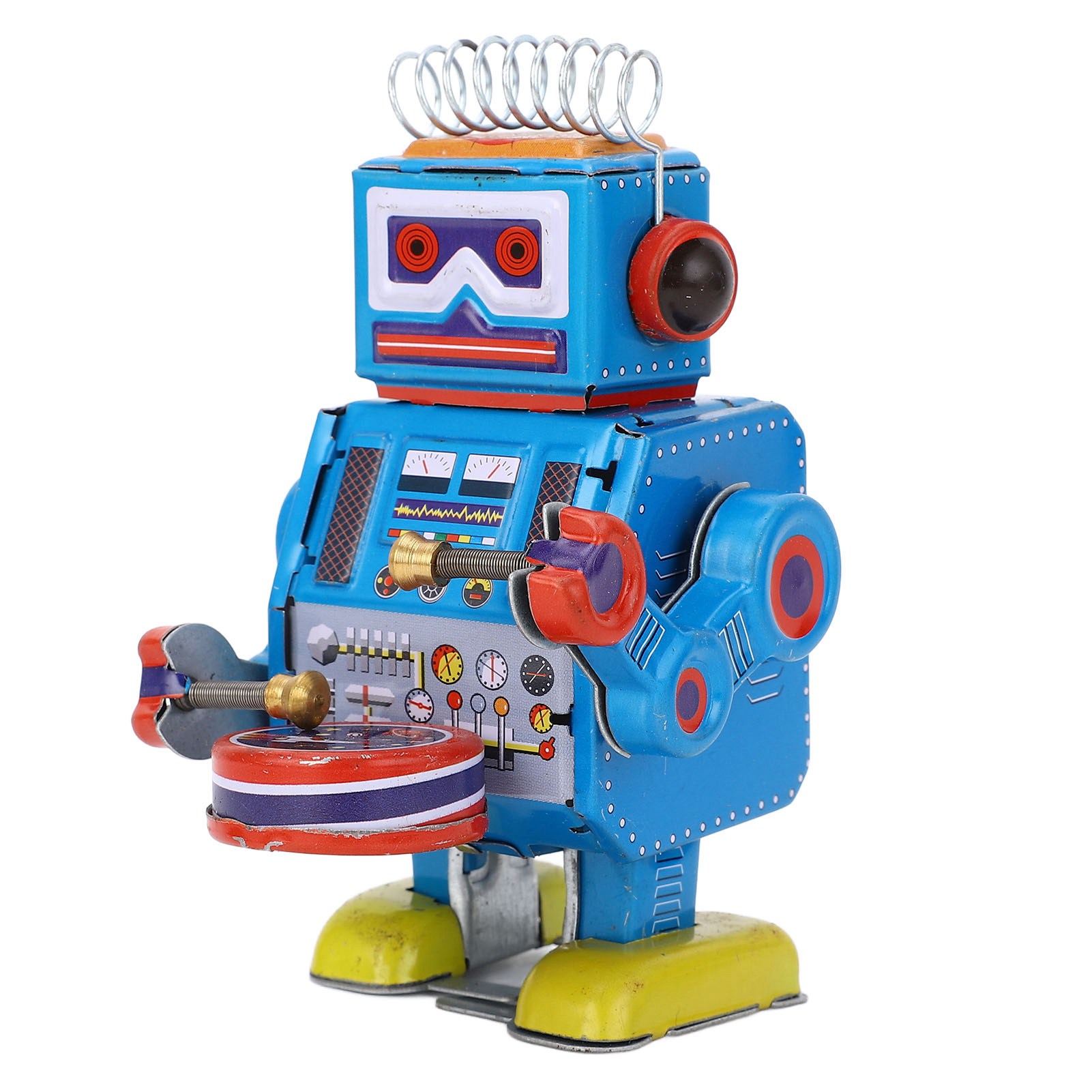 Robot en métal vintage à tambo - Vintage Toys Collection avis et prix
