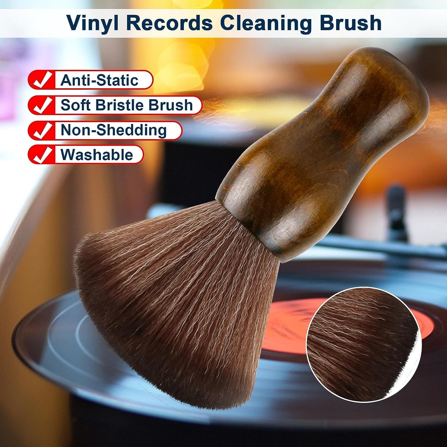 Brosse de nettoyage de disque  - Vinyl Record Cleaner avis et prix
